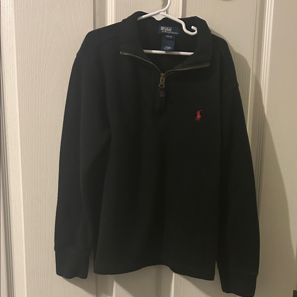 Polo by Ralph Lauren Black Zip-Up Sweater for boys